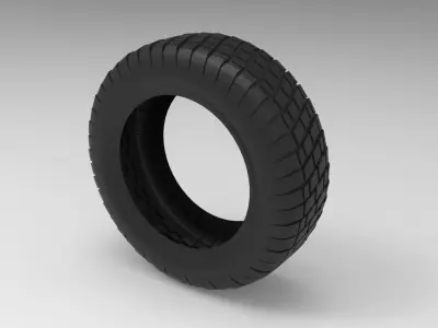 Simple tyre 3d model 3D model