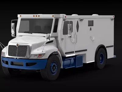 Armored Truck 3D model purchase