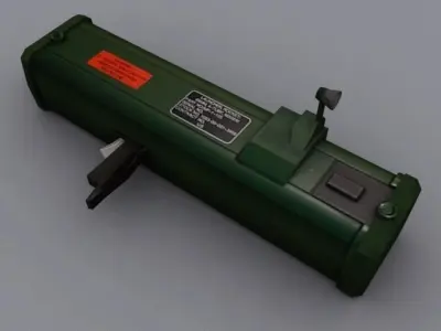 M202A1 FLASH Low-poly 3D model