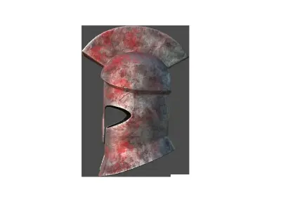 Roman Soldier Helmet Low-poly 3D model