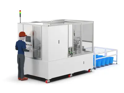 Automatic Bucket Handle Assembly Machine 3D model
