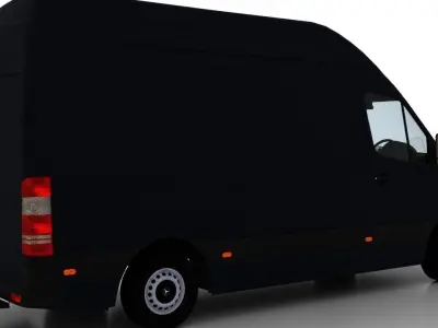 Mercedes Benz Sprinter L2H3 2009 Cargo UK 3D model