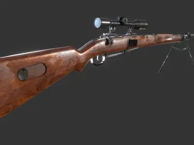 Sniper 3D model get