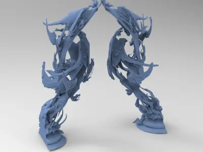 Elite mansion gateway 1 3D model