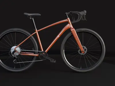 Generic Gravel Bicycle PBR 3D model