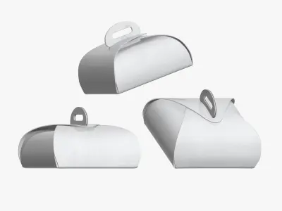 cakebox-paper bag 3D model