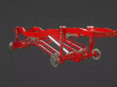 20 Inch Sema Lift Low-poly 3D model