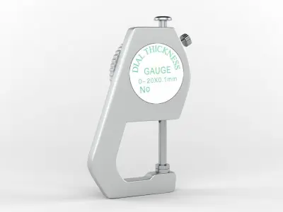 Thickness Gauge Measure Tester Dial 3D model