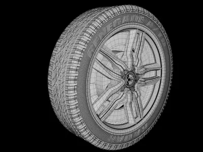 Tire for Vehicles 3D model