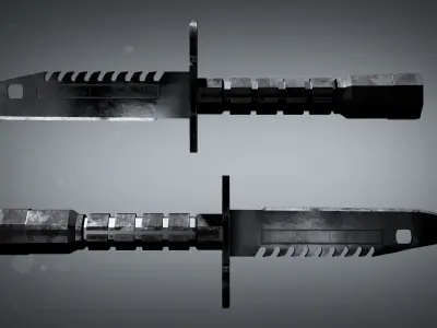 M9 Bayonet Free low-poly 3D model order