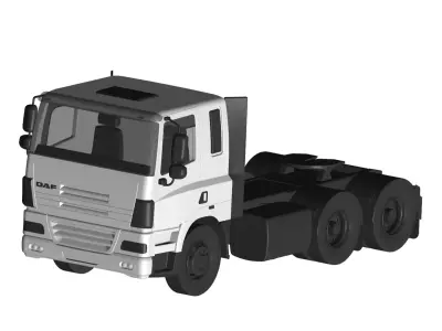 DAF truck Trailer 3D model
