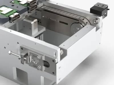 Plastic Chain Line Free 3D model