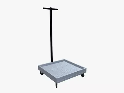 Hand Truck Low-poly 3D model
