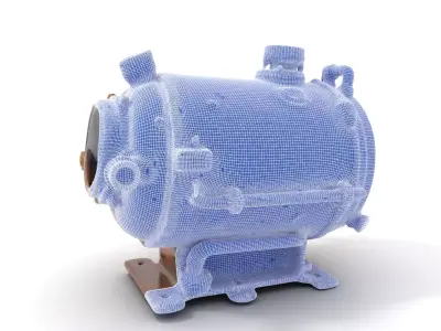 Steampunk Boiler Gauge model pack Low-poly 3D model
