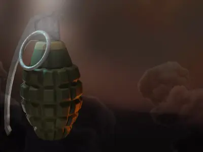 handgrenade Free low-poly 3D model