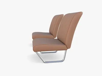 Generic 40s Van Seats 3D model