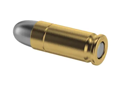 Bullet 38 ACP Low-poly 3D model