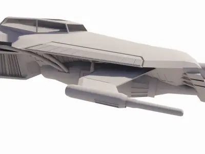 Spaceship-spacecraft-18 3D model