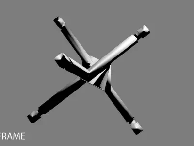 Military Barricade - Hedgehog Anti-Tank 3D model