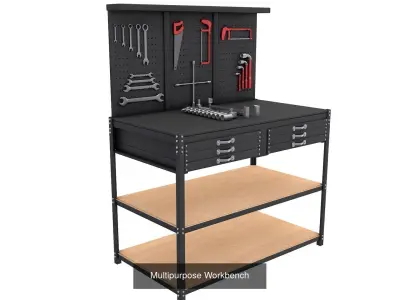 Multipurpose Workbench Collection 3D Model Pack