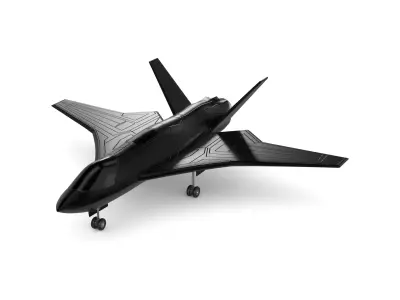 Warfare Aircraft 3D model buy