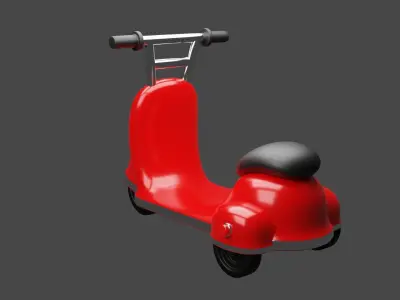 scooter toy 3D model