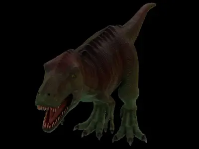 Tyrannosaurus Rex  Low-poly 3D model