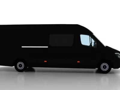 Mercedes Benz Sprinter L4H2 2015 Crew Van EU 3D model