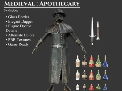 Medieval Collection Apothecary Pack