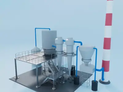 Spray Dyer Low-poly 3D model