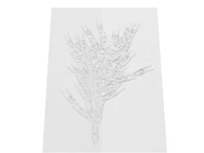Golden Algae 3D model