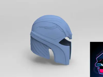  MAGNETO APOCALYPSE HELMET ready to 3dprint 3D model