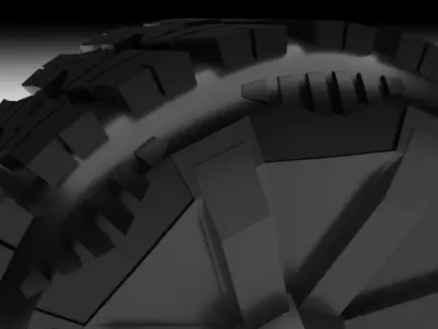 Cybertruck Tire 3D model