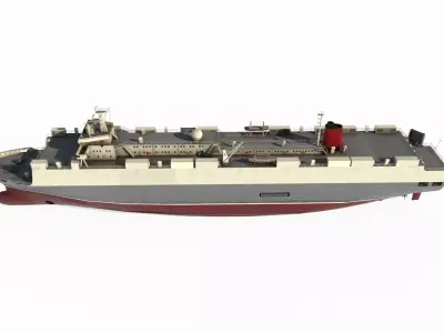 Modern Warfare Transport Warships 3D model