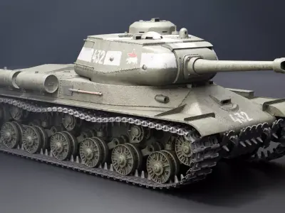 IS-2 - WW2 Soviet Heavy Tank 3D model