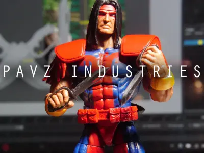 Marvel Legends Warpath Bowie Knives  1-12 scale 3D model