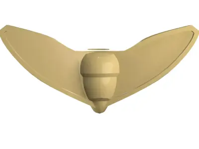 Custom 3D print Minifigure Accessory - Minifigure Wings S1 - 06 3D print model