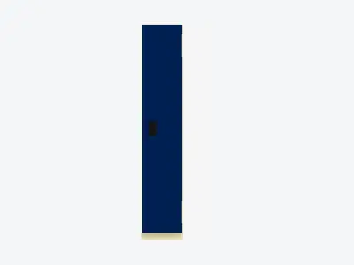 Locker - Resin - Locka - Classic - Single Tier Low-poly 3D model