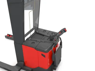 Electric Stacker Rigged 3D model