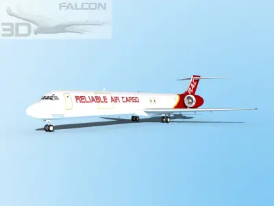 Falcon3D MD-80 Reliable Cargo 3D model