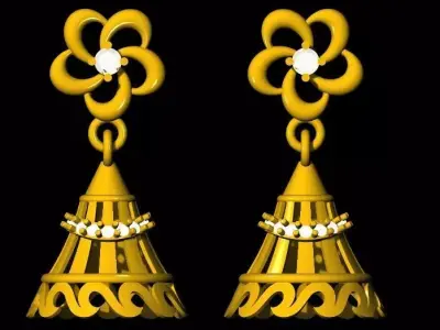 jhumka 3dm file 3D print model