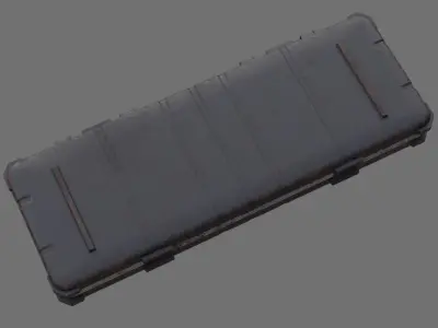 Military Case 2C Low-poly 3D model