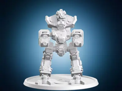 Heavy Walking Miniature 3D print model