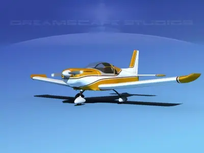 Zlin Z 242 V02 3D model