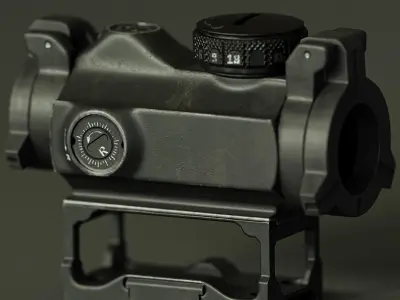 Sig Sauer Romeo MSR Low-poly 3D model