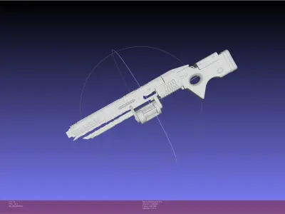 Murder Drones Finale Heavy Railgun 3D model