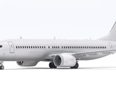 Boeing 737-800 MAX Generic 3D model