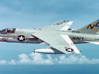 LTV A-7 Corsair II 3D model