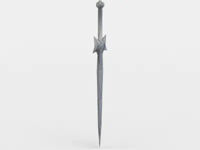 Dagger sword Low-poly 3D model order