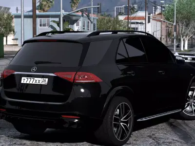 Mercedes Benz GLE 53 AMG 2019 SUV 3D Model FBX PBR 3D model